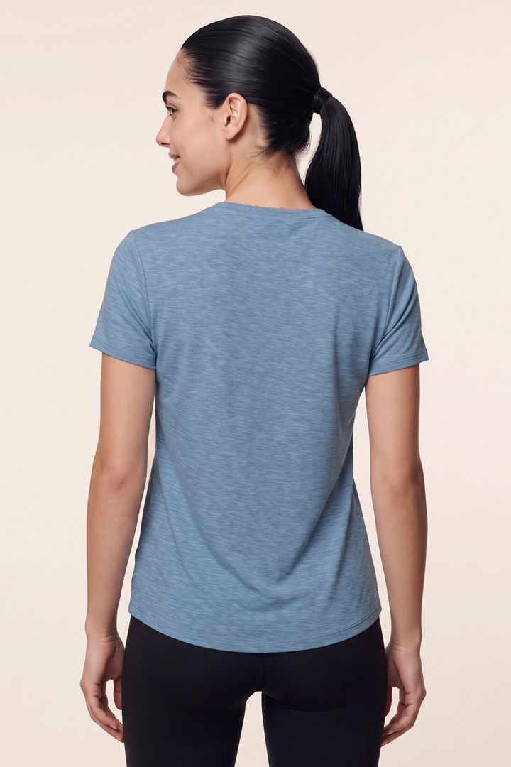 Zelocity Quick Dry Relaxed Top - Light Blue — image 3